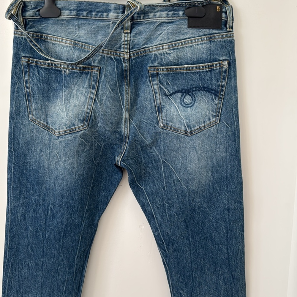 NWT R13 Ollie Straight Leg Jeans Size 26 - Picture 8 of 14